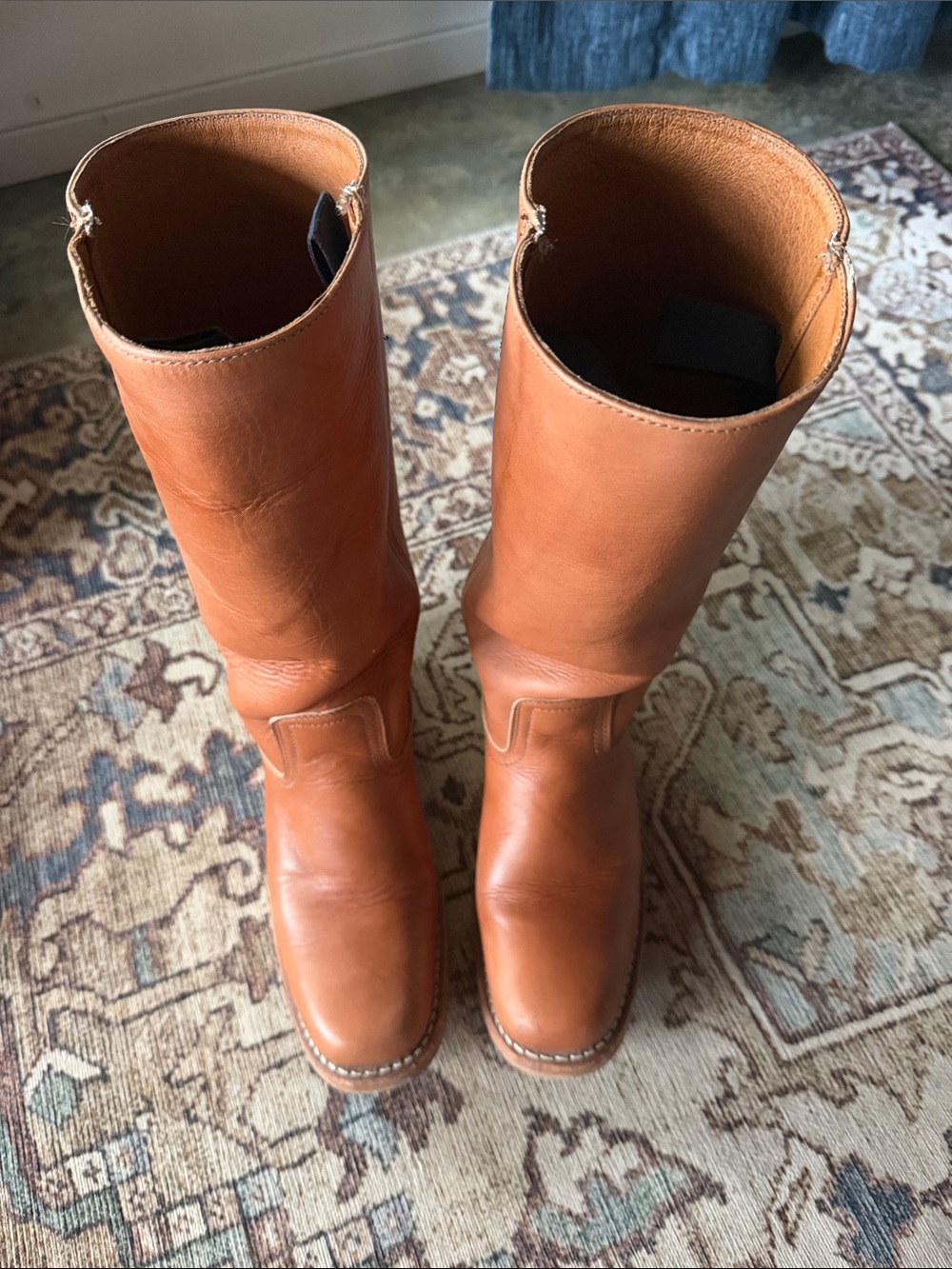 Frye Campus 14 L Saddle Leather Boots - Picture 2 of 11